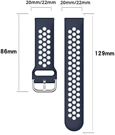 Cinta daseb para 20 22mm Universal Smart Wrist Sport Bracelet Watchband