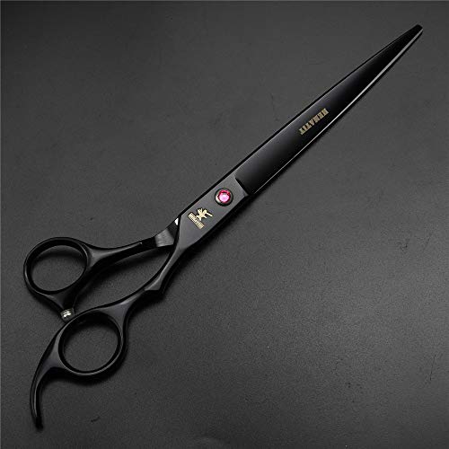Fomalhhaut Black Scissors de pet-tesoura de 8 polegadas japonesa 440C Cutting Scissors