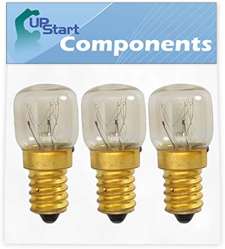 3 -Pack 4173175 Substituição da lâmpada para Whirlpool RBS305PVB00 - Compatível com lâmpada de forno de Whirlpool 4174309