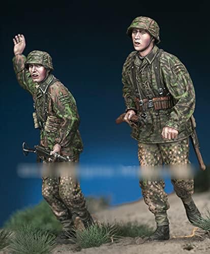 Goodmoel 1/35 Segunda Guerra Mundial Soldado Alemão Soldier Soldier Model Kit/Kit Miniatura de Soldado