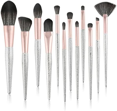 Conjunto de pincel de maquiagem espesso de 12 conjunto completo de ferramentas de beleza de escova de blush Reparo