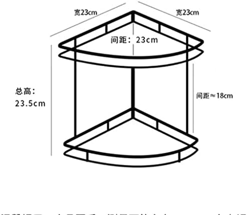 Canto triângulo de armazenamento de armazenamento de armazenamento rack de stage acrílico banheiro banheiro