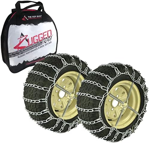 A ROP SHOP | Par de 2 cadeias de pneus de ligação com tensores para cabos de rodas 22x11x10 pneus