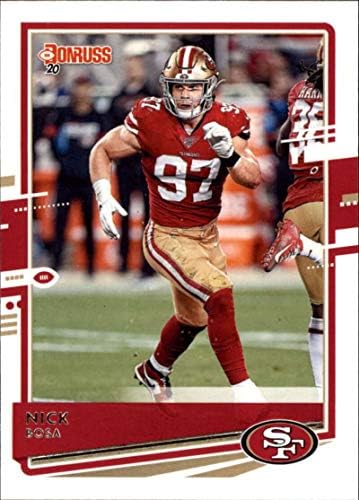 2020 Donruss 12 Nick Bosa San Francisco 49ers NFL Football Card NM-MT