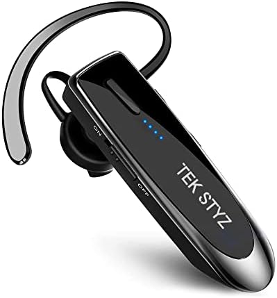 Headset tek styz compatível com asus zenfone 4 selfie pro no fone de ouvido sem fio Bluetooth 5.0, IPX3 impermeável,