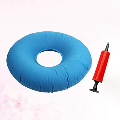Almofadas quadradas do Doitool Sciatica Pillow Donut almofada inflável de anel inflável com um travesseiro