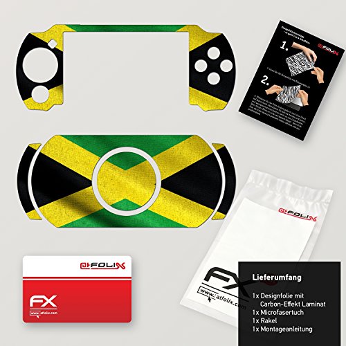 Sony PSP-E1000 / E1004 Design Skin Sinalizador da Jamaica adesivo de decalque para PSP-E1000 / E1004