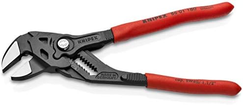 Ferramentas de Knipex - Chave de alicate, acabamento preto, 7 1/4 de polegada, acabamento e ferramentas