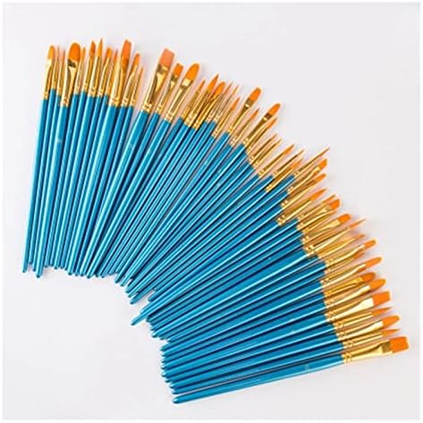 Wenlii Detalhe Brush Conjunto de pincel sintético Manças curta Brush suprimentos de arbustir suprimentos