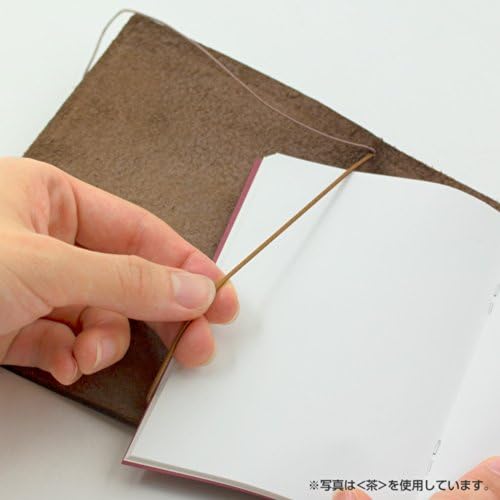ミドリ Notebook do viajante, tamanho do passaporte, preto 15026006