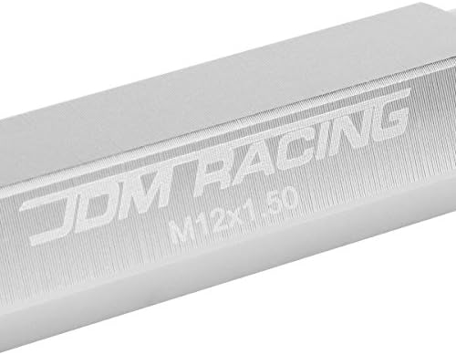M12 x 1,5 Aberto de ponta de alumínio de 20 peças de 20 peças porcas de liga de liga + extensão de acionamento profundo