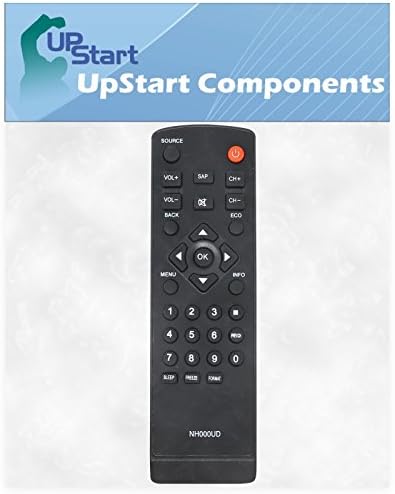 Substituição de 2 pacote LC220EM1 HDTV Controle remoto para TV Emerson - Compatível com NH000UD Emerson
