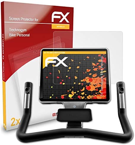 Protetor de tela AtFolix compatível com filme de proteção de tela pessoal de bicicleta Technogym, filme de protetor FX anti-reflexivo e que absorve choque