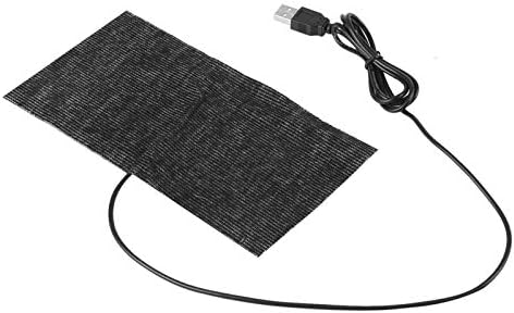 Almofada de aquecimento USB 5V 2a fibra de carbono 20 * 10cm Mouse almofada de manta quente tapete de aquecimento