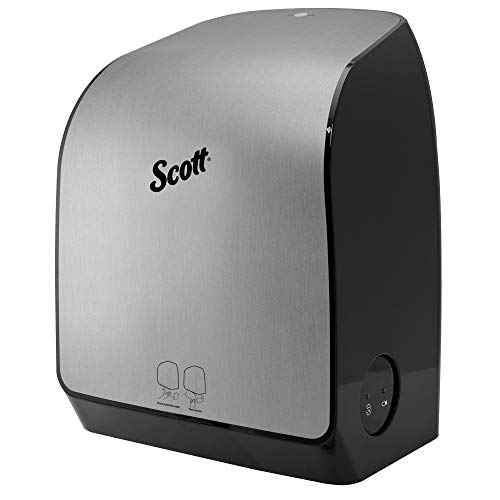 Sistema de dispensador de papel de papel de rolo hard rolo automático Scott® Pro, para toalhas de rolagem