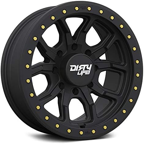 Dirty Life Dt-1 Roda preta fosca com acabamento pintado
