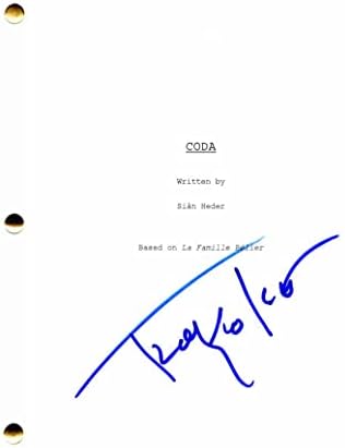 Troy Kotsur assinou autógrafo coda script completo de filme - vencedor do Oscar muito raro?
