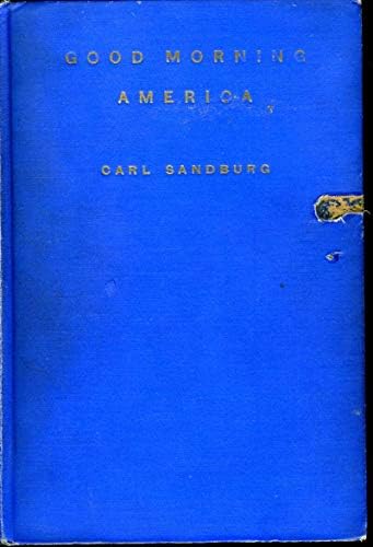 Carl Sandburg JSA CoA assinado em 1931 livro Good Morning America Autograph