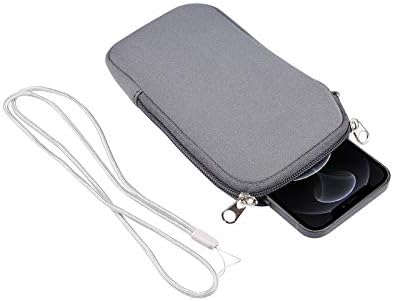 Saco de coldre de transportadora Manga de telefone neoprene, bolsa móvel de bolsa celular universal de 6,1