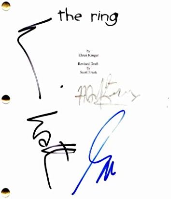 Naomi Watts, Gore Verbinski, Hans Zimmer Cast Autograph - The Ring Full Movie Script- Martin Henderson,