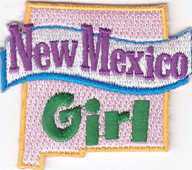 Novo México Garota Ferro na forma do estado de patch