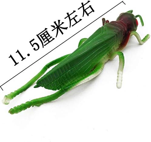 Poetryyi 11,5cm 26g de insetos verdes de gafanhoto de pesca iscas de pesca que votam iscas de borracha
