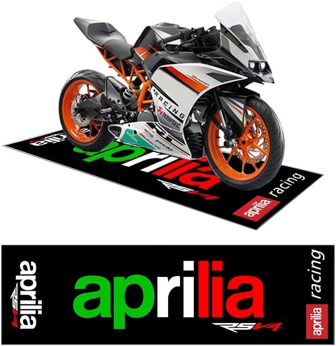 Motorbike Carpet Floor Tapete para Aprilia RSV4 Bike Paddock Pit Garage Workshop Floor Liner Bike Coberting