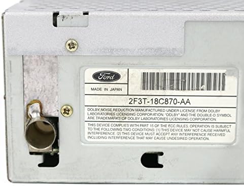 1 Rádio Factory Am FM Cassete Rádio Compatível com 1999-01 Lincoln Continental 2F3T-18C870-AA