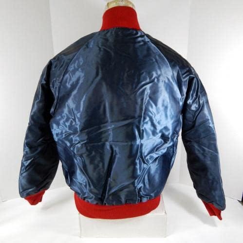 1990 Boise Hawks 16 Game usou Blue Warm Up Jacket DP40543 - Jerseys de MLB usados ​​no jogo