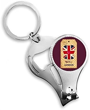 HAT FORMAL UK LONDRES Selo Britain Nipper Ring Ring Key Chain Bottle Operler Clipper