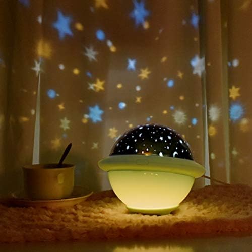 Star Projector Night Light 360 ° Girando a luz de projeção de céu estrelado para crianças Presente de aniversário