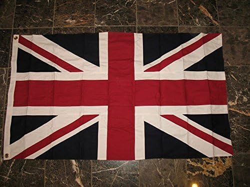British Union Jack Flag 3 pés x 5 pés algodão e patch combin