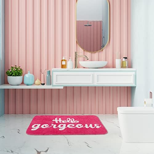 Hello lindo banheiro tapete de banheiro quente tapetes de banheiro de água absorvente tapete de banho macio não deslizamento de banho fofo tape