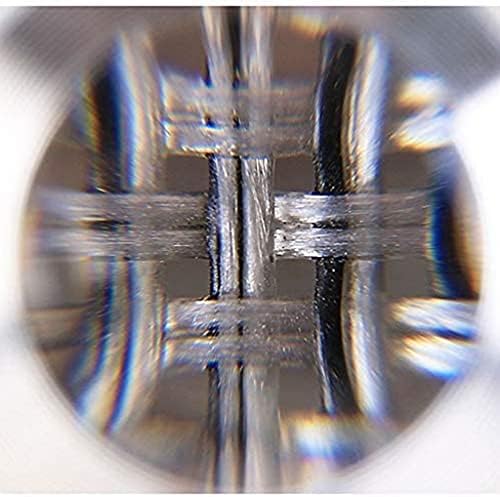 Tfiiexfl Metal Manter Glass, retângulo de lupa portátil Microscópio Microscópio Microscópio Plástico Preto