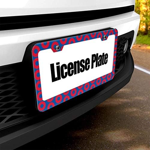 Phish Circles Cartolas de placa de carro para homens Mulheres de metal Funny Cars Placas