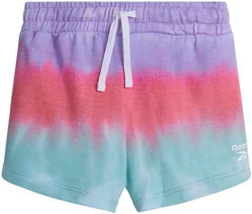 Conjunto de shorts para meninas da Reebok - 2 peças Terry Sweatshirt and Swort - Sorto para meninas