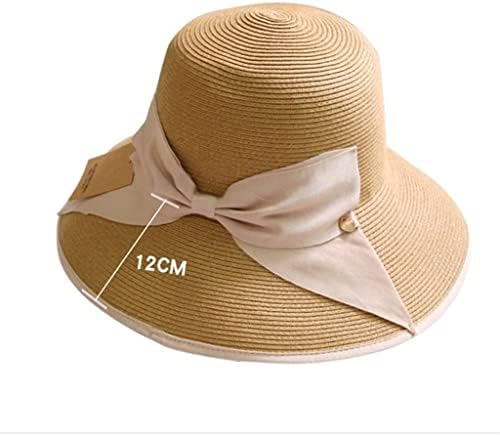 Adquirir verão chapéus de sol arco senhoras largura chapéu feminino redondo top panamá palha de palha