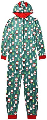 WZPIMT Family Pijamas Define o Natal Padrões soltos conjuntos