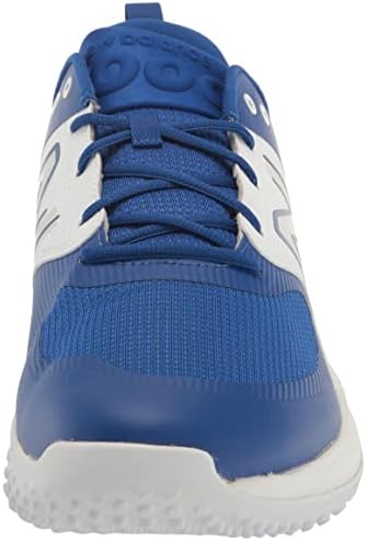 New Balance Men's Fresh Foam 3000 V6 Sapato de beisebol Turf-Trainer, azul real/branco, 11