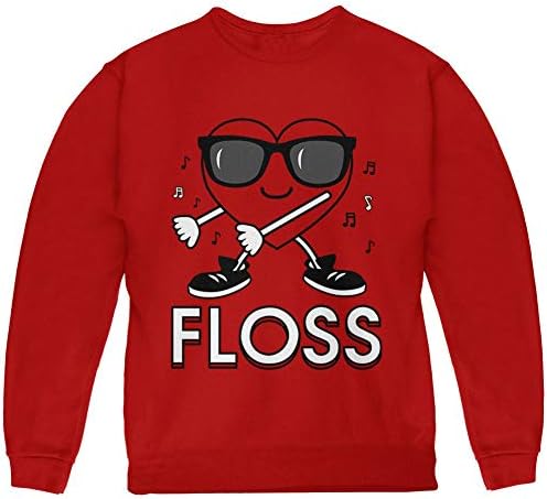 Old Glory Day's Day's Day Flossing Dancing Heart Youth Sweatshirt