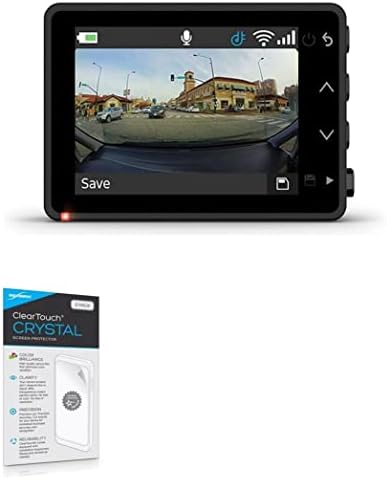 Protetor de tela de ondas de caixa compatível com Garmin Dash Cam 67W - ClearTouch Crystal, HD