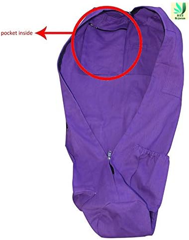 BSD Organics Adi Cotton Yoga Mat Bag With Multi Pocket Utility - 1