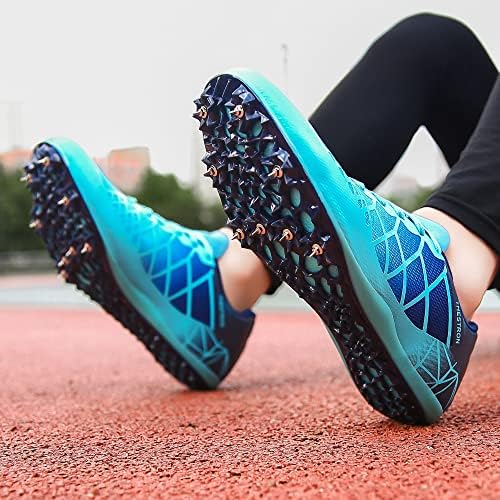 THESTron Professional Spikes Track & Field Shoes para homens mulheres crianças respiráveis ​​corridas Sprint Running Sneakers