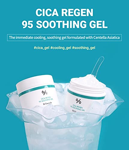 Dr.CEURACLE CICA REGEN 95 Gel suave 110G de resfriamento e gel de umidade suave