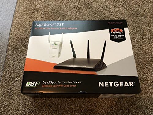 NETGEAR - Nighthawk DST AC1900 Wireless -Ac Gigabit Router com adaptador DST - Black