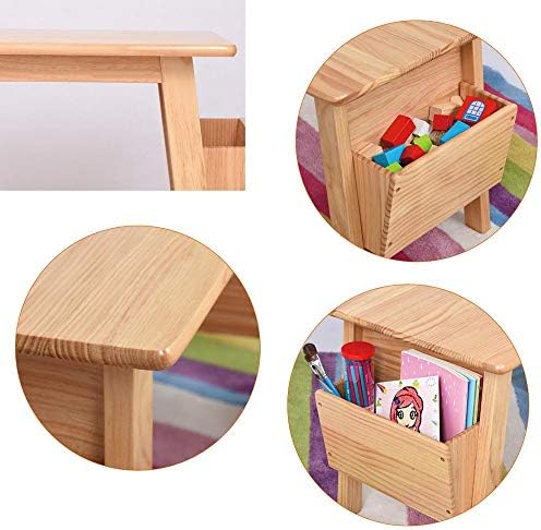 SSHHM Children é conjunto de mesa e cadeira, móveis de madeira, caixas de armazenamento, mesa de