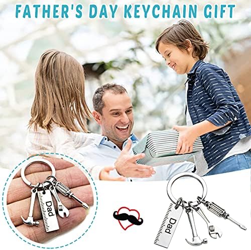 Lanternas de chaves de chave de folha de chaves da cadeia da chave do pai, letra de amor de você,