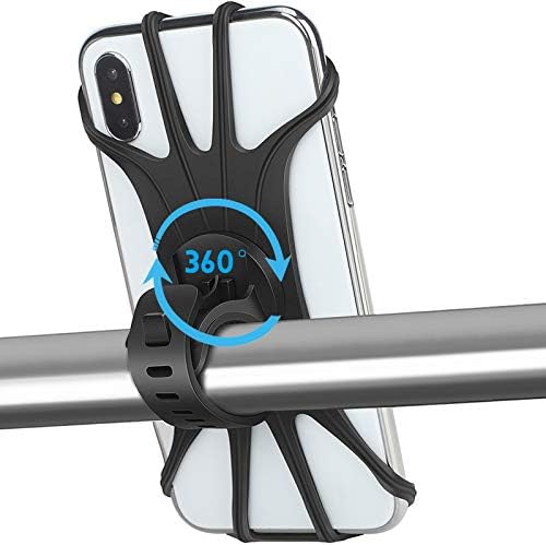 Montagem do telefone de bicicleta universal AONKEY, suporte de telefone rotável em 360 ° para