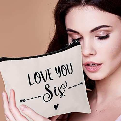 10 PCS Bolsa de cosméticos inspirados para meninas Você é amado Você é suficiente amor sua maquiagem Caso de maquiagem