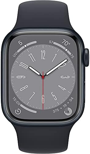 Apple Watch Series 8 Midnight Aluminium Case With Midnight Sport Band